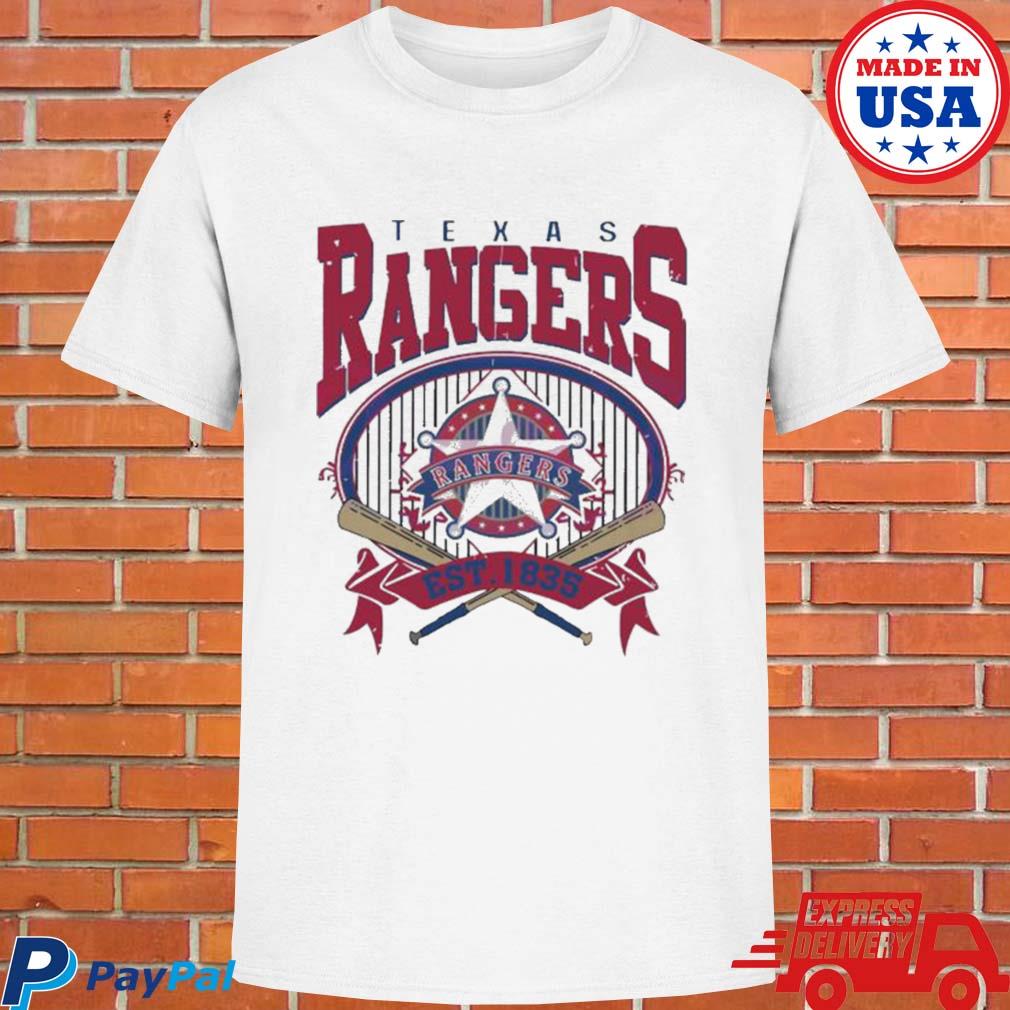 Vintage Texas Rangers MLB Baseball Jersey White Large, Vintage Online