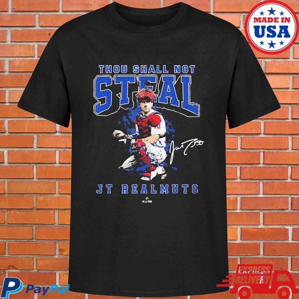 Official thou Shall Not Steal Jt Realmuto Philadelphia Mlbpa T