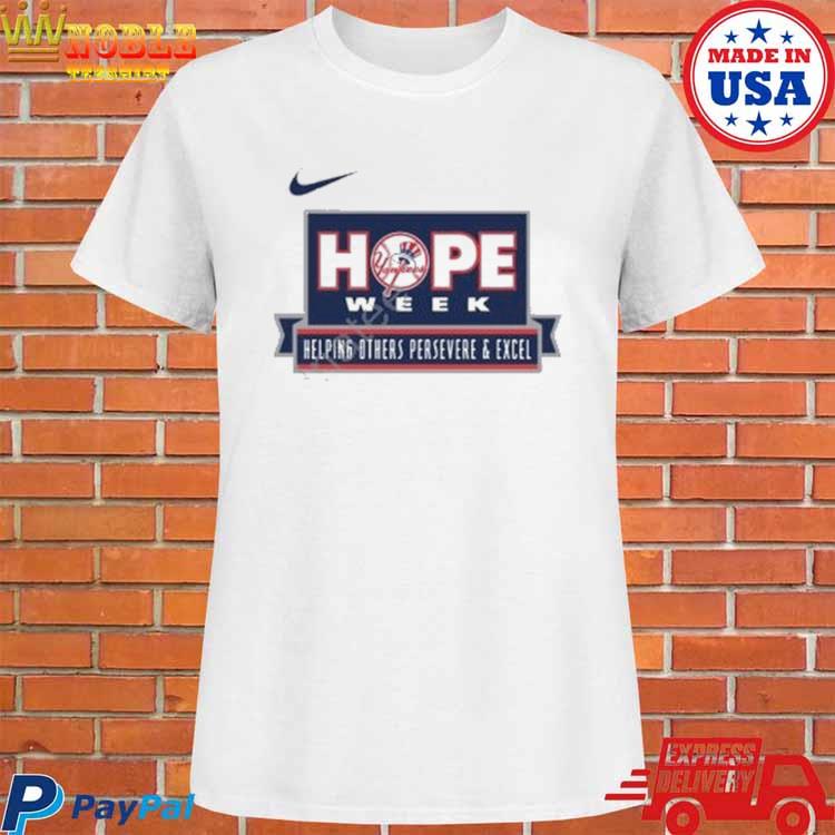 New York Yankees Hope Week helping others persevere and excel logo shirt,  hoodie, sweater and v-neck t-shirt