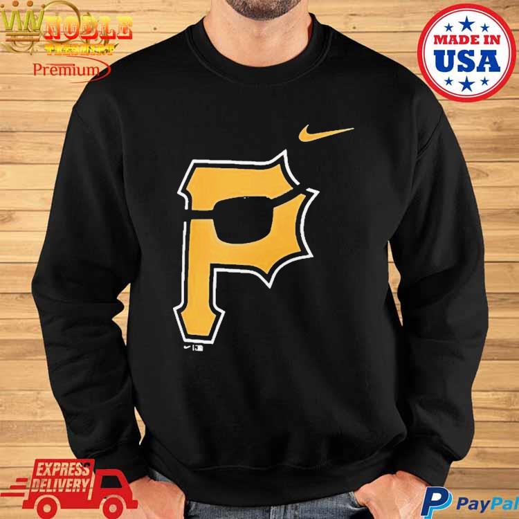 Men's Pittsburgh Pirates Nike Gray Large Logo Legend Performance T