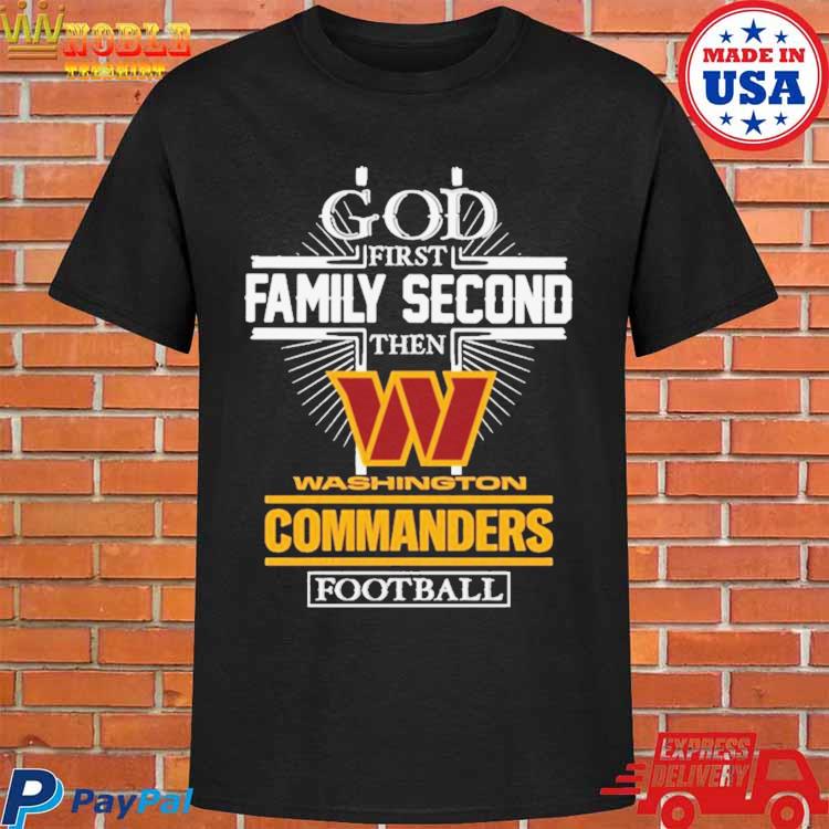 Washington Commanders NFL Personalized God First Family Second