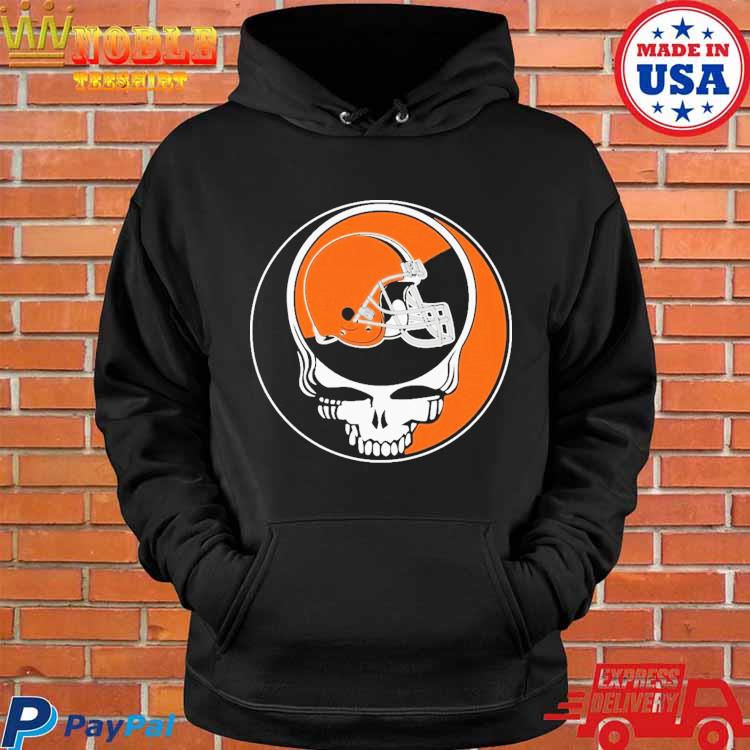 OfficiaI Cleveland browns grateful dead T-shirt, hoodie, tank top, sweater  and long sleeve t-shirt