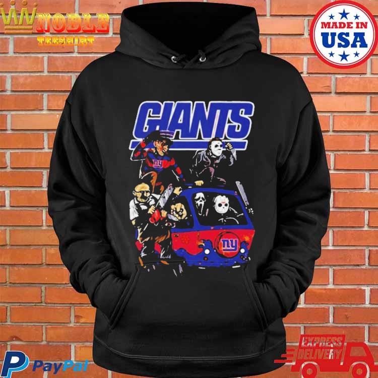 NY Giants Horror Movie Football Hoodie, New York Giants Halloween