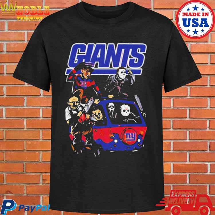 NY Giants Horror Movie Football Hoodie, New York Giants Halloween