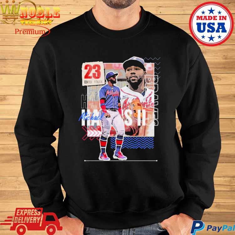 Michael Harris II Baseball Paper Braves 23 Center Fielder T-shirt,Sweater,  Hoodie, And Long Sleeved, Ladies, Tank Top