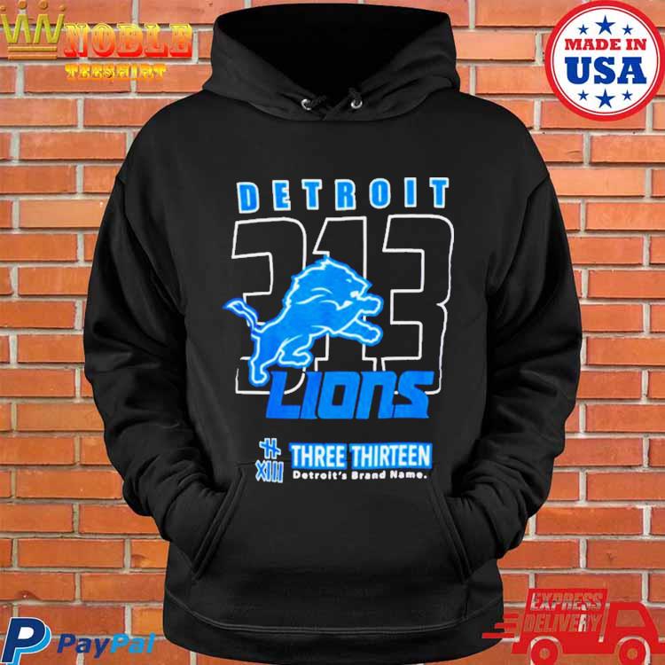 2023 Detroit Lions Three Thirteen Area Code T-Shirt, hoodie