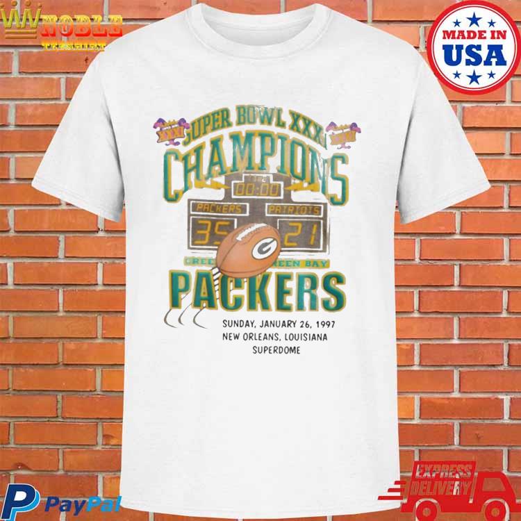 Super Bowl Xxxi Champions Packers T-Shirt, hoodie, sweater, long