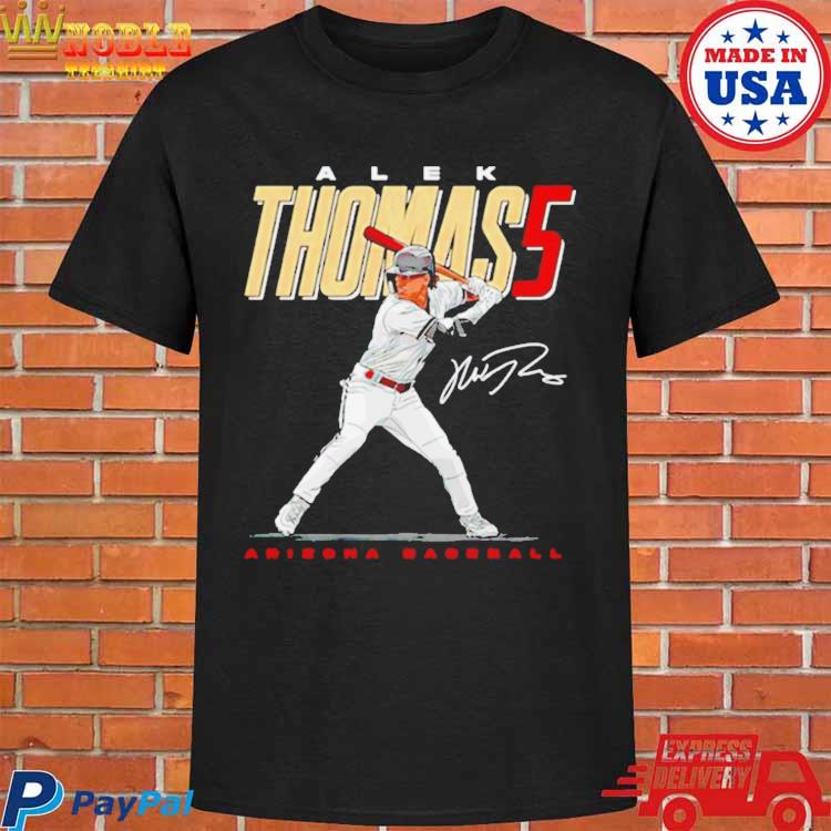 Alek Thomas Name And Number Mlbpa Signature T Shirt, hoodie