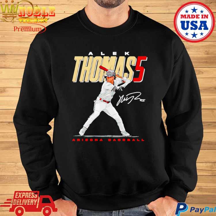 Alek Thomas Name and Number MLBPA signature shirt, hoodie, sweater, long  sleeve and tank top