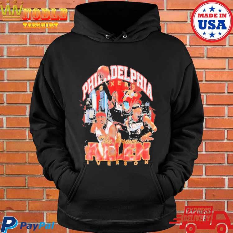 Allen Iverson Philadelphia 76ers Mitchell Ness Hardwood Classics Bling  Concert Player T-Shirt, hoodie, longsleeve, sweatshirt, v-neck tee