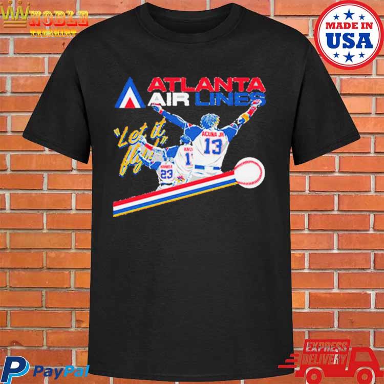 Atlanta Airlines Let It Fly Atlanta Braves shirt, hoodie, sweater