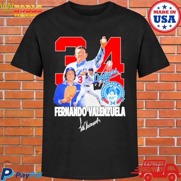 Official dodgers 34 fernando valenzuela shirt, hoodie, sweater