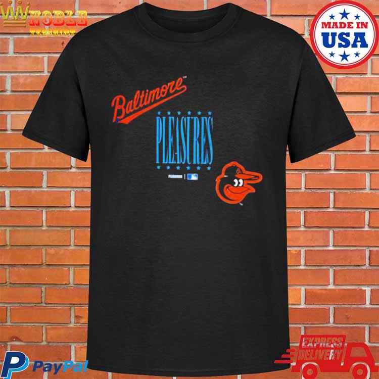 Official Baltimore Orioles PLEASURES Repurpose T-Shirt, hoodie