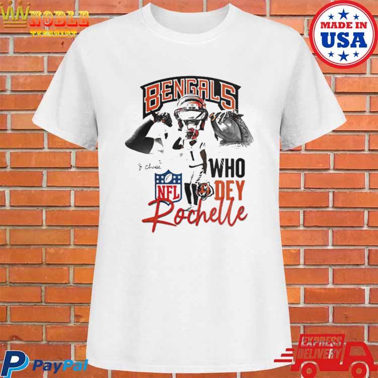 Official Bengals who dey rochelle T-shirt, hoodie, tank top, sweater and  long sleeve t-shirt