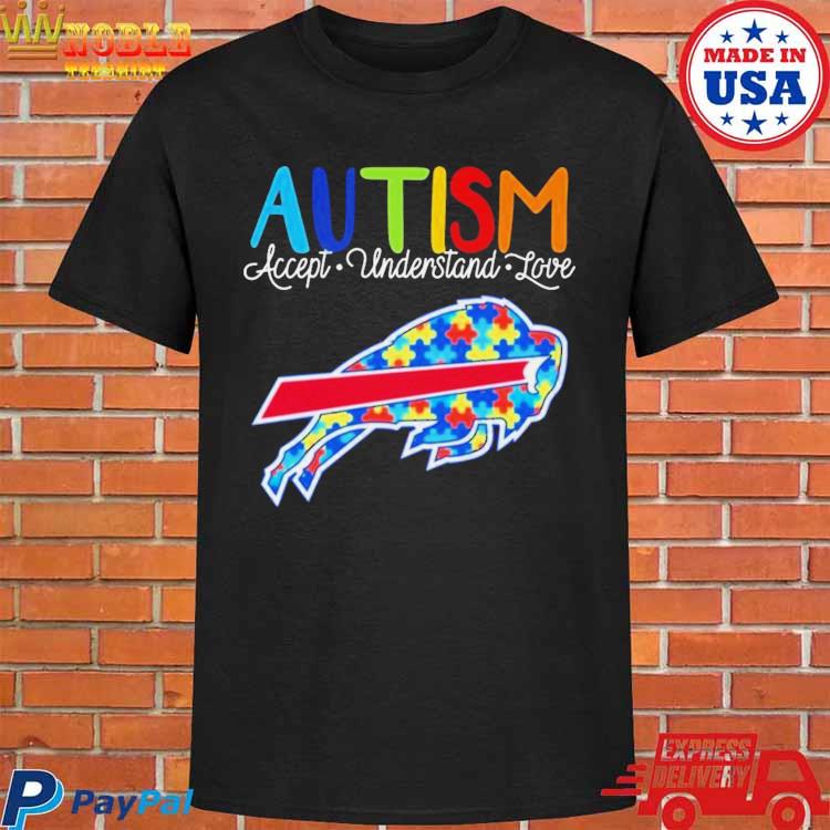 Official buffalo Bills Autism Accept Understand Love shirt,tank