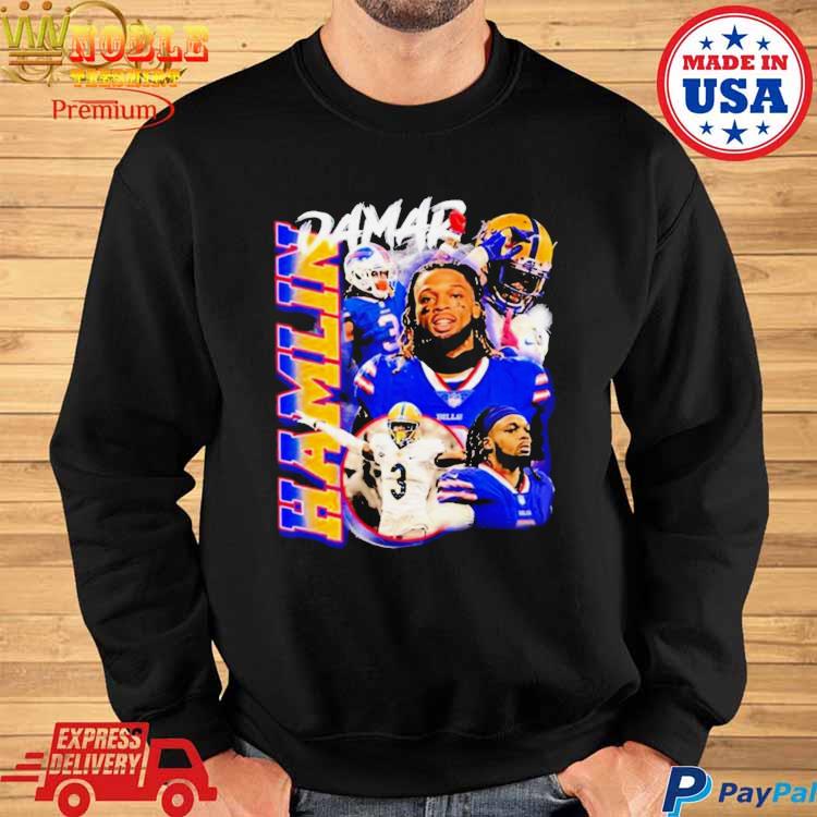 Buffalo Bills damar hamlin T-shirt, hoodie, sweater, long sleeve