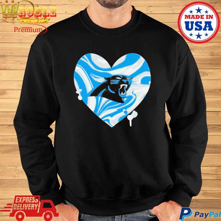 Heart Carolina Panthers NFL Logo shirt, hoodie, sweater, long sleeve and  tank top