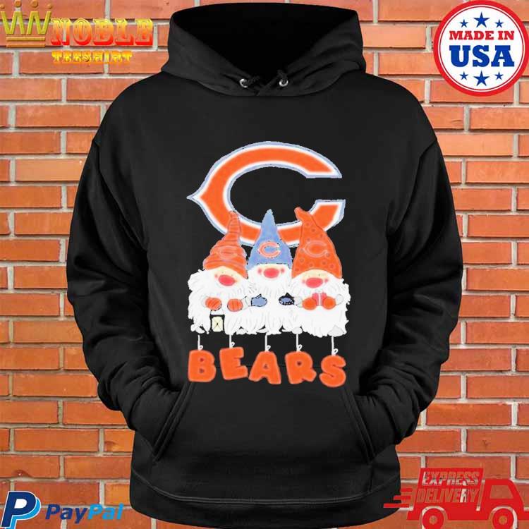 Happy Merry Christmas the Gnomes Chicago Bears logo shirt, hoodie, sweater,  long sleeve and tank top