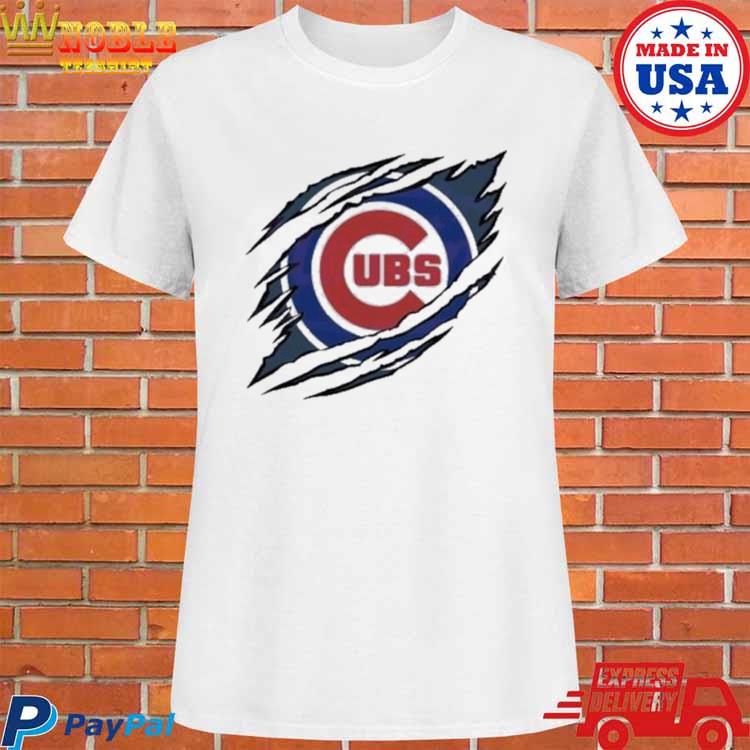 Chicago Cubs Team Logo White T-Shirt