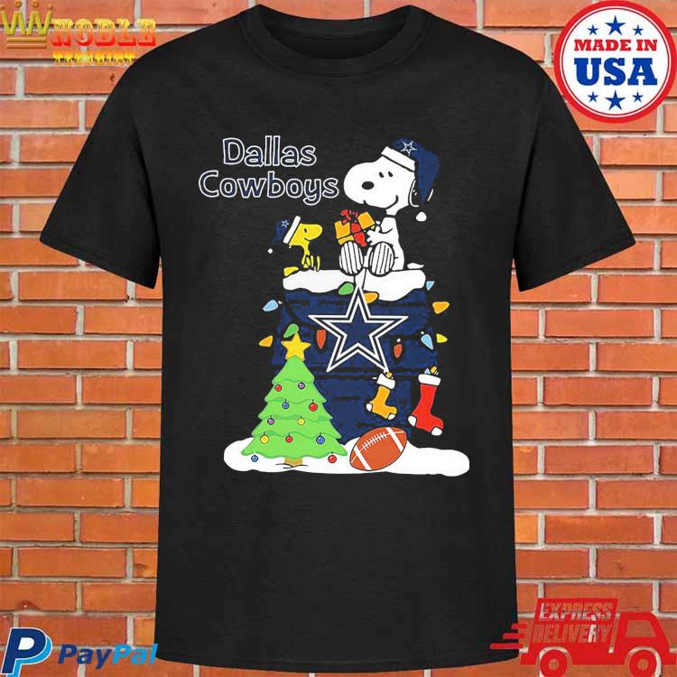 Dallas Cowboys Merry Christmas Black Men Size S to 3XL T- Shirt