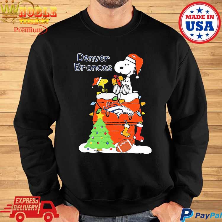 Official Christmas Snoopy denver broncos T-shirt, hoodie, tank top, sweater  and long sleeve t-shirt