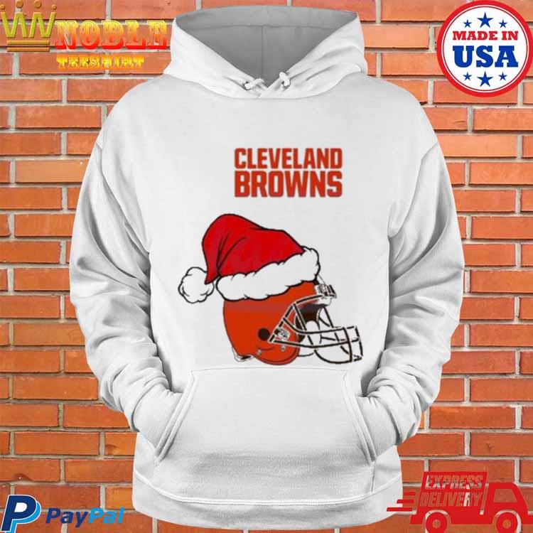 Official Cleveland browns Christmas logo 2023 T-shirt, hoodie, tank top,  sweater and long sleeve t-shirt