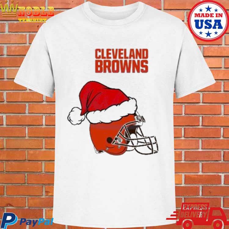 Official Cleveland browns Christmas logo 2023 T-shirt, hoodie, tank top,  sweater and long sleeve t-shirt