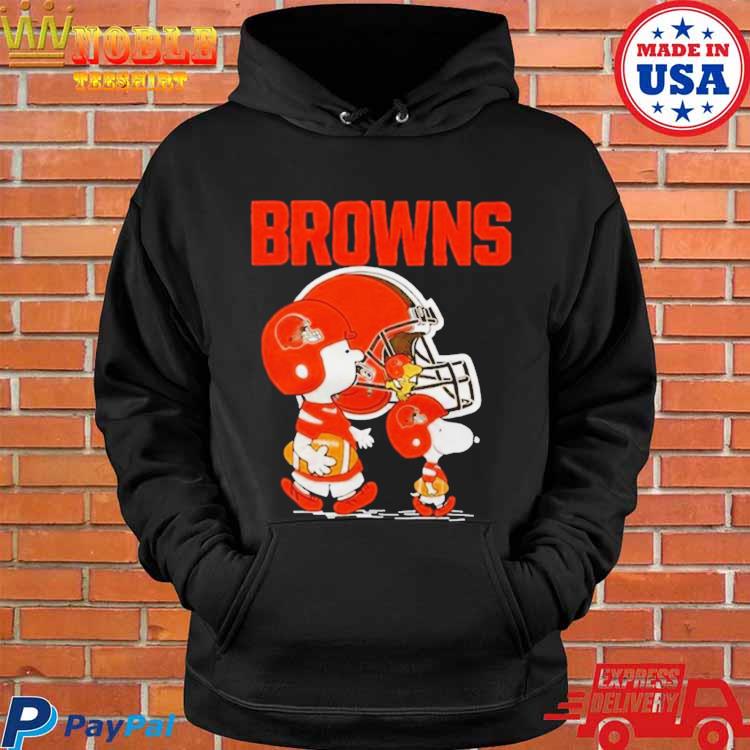 Official Cleveland browns Peanuts Snoopy Charlie brown and