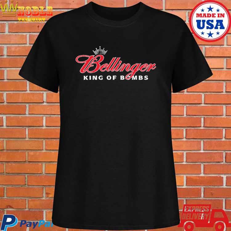 Cody Bellinger king of bombs text logo shirt, hoodie, sweater, long sleeve  and tank top