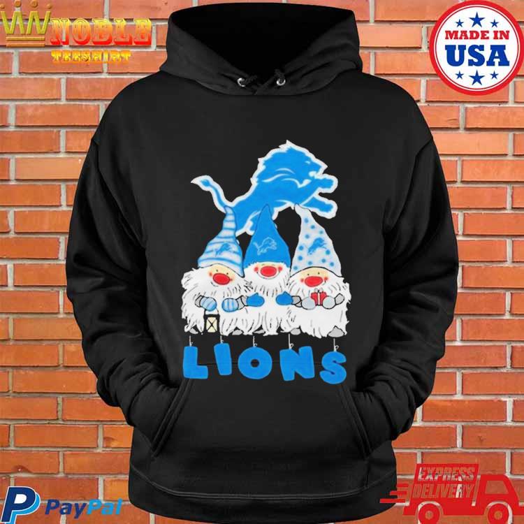 Official Detroit lions the gnomes Christmas T-shirt, hoodie, tank top,  sweater and long sleeve t-shirt