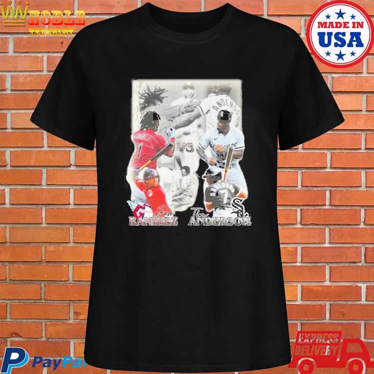 Official down Goes Anderson Shirt Jose Ramirez Vs Tim Anderson