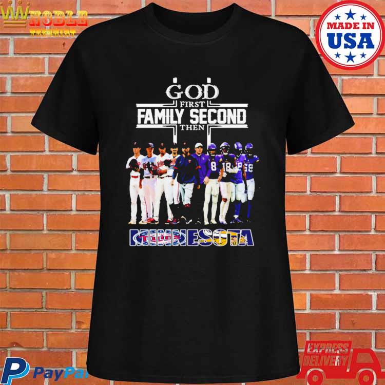 God First Family Second Then Minnesota Vikings Football Shirt, hoodie,  sweater, long sleeve and tank top