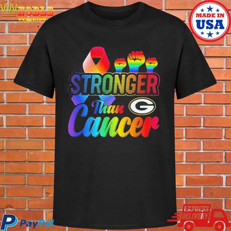 Green Bay Packers Stronger Than Cancer Shirt