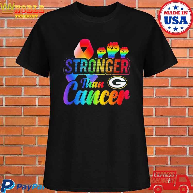 Official Green Bay Packers stronger than cancer T-shirt, hoodie