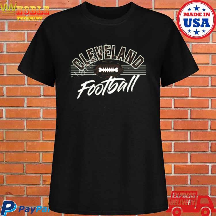 GV Art and Design Cleveland Football Retro White T Shirt Medium