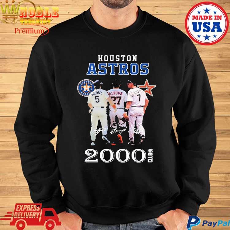 Houston Astros 2000 Hits Club Signature T-Shirt, hoodie
