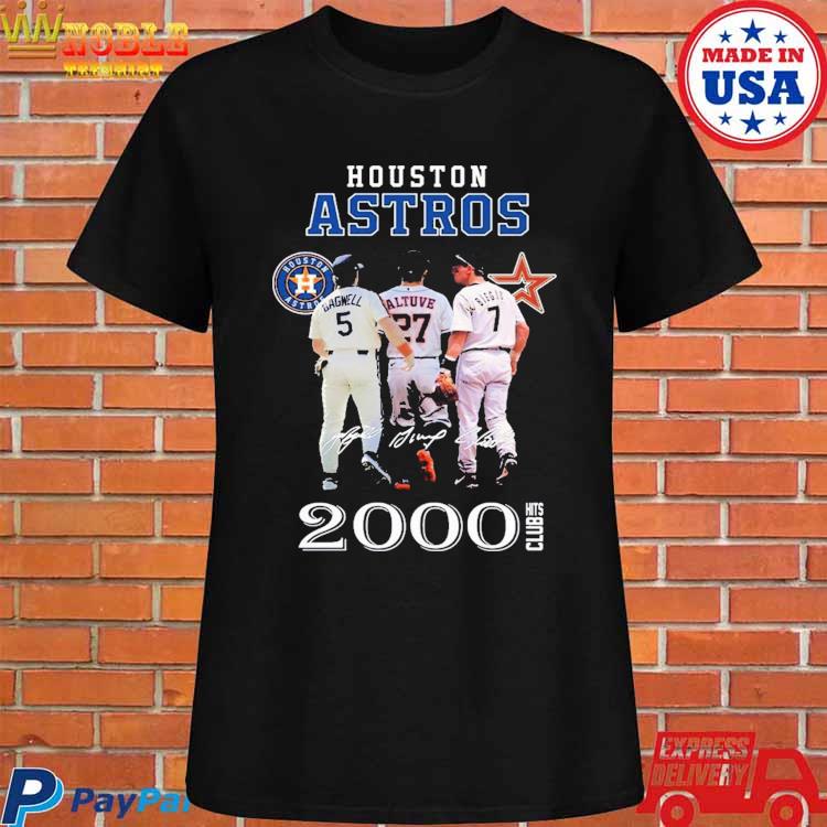 Original Houston Astros 2000 Hits Club Signatures T-shirt,Sweater