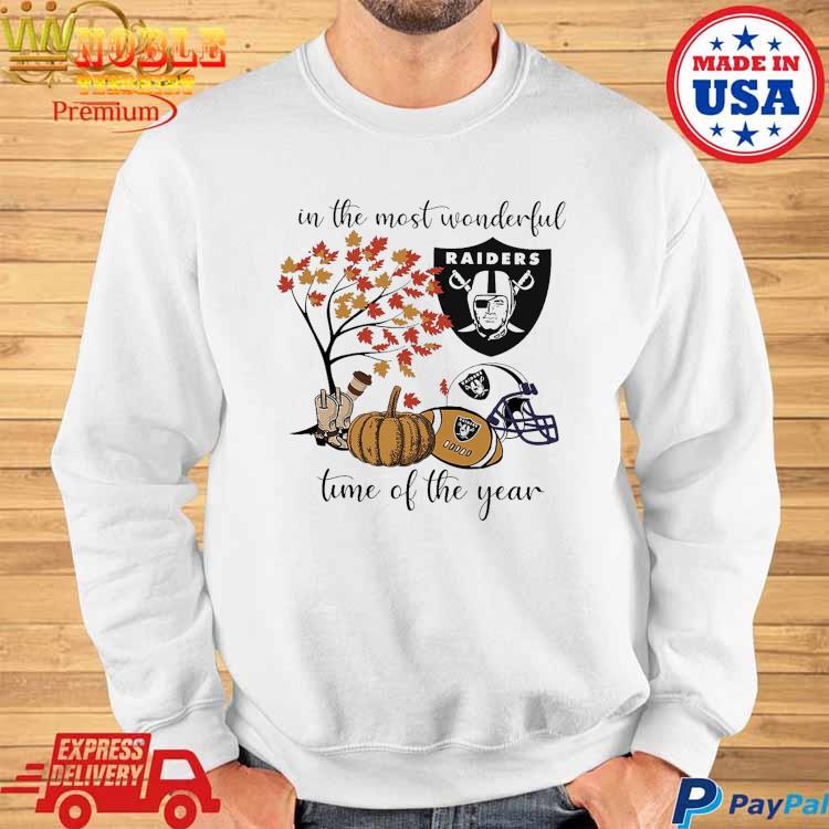 Las Vegas Raiders In The Most Wonderful Time Of The Year shirt, hoodie,  sweater, long sleeve and tank top