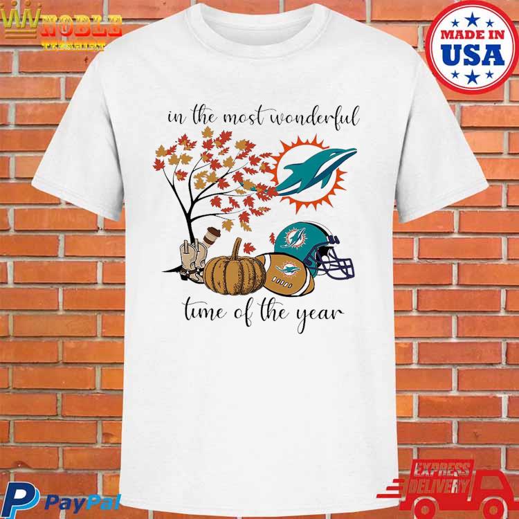 Official In the most wonderful time of the year miamI dolphins T-shirt,  hoodie, tank top, sweater and long sleeve t-shirt