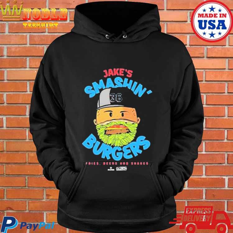 Official Jake Burger Smashin' Burgers Shirt, hoodie, sweater, long sleeve  and tank top