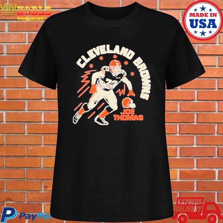 Joe Thomas Cleveland Browns Homage Retired Player Caricature Shirt