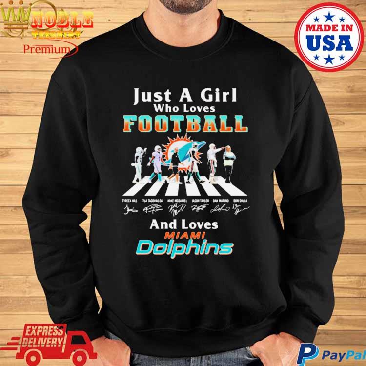 Ladies Miami Dolphins Long Sleeved T-Shirts, Dolphins Long Sleeved T-Shirts