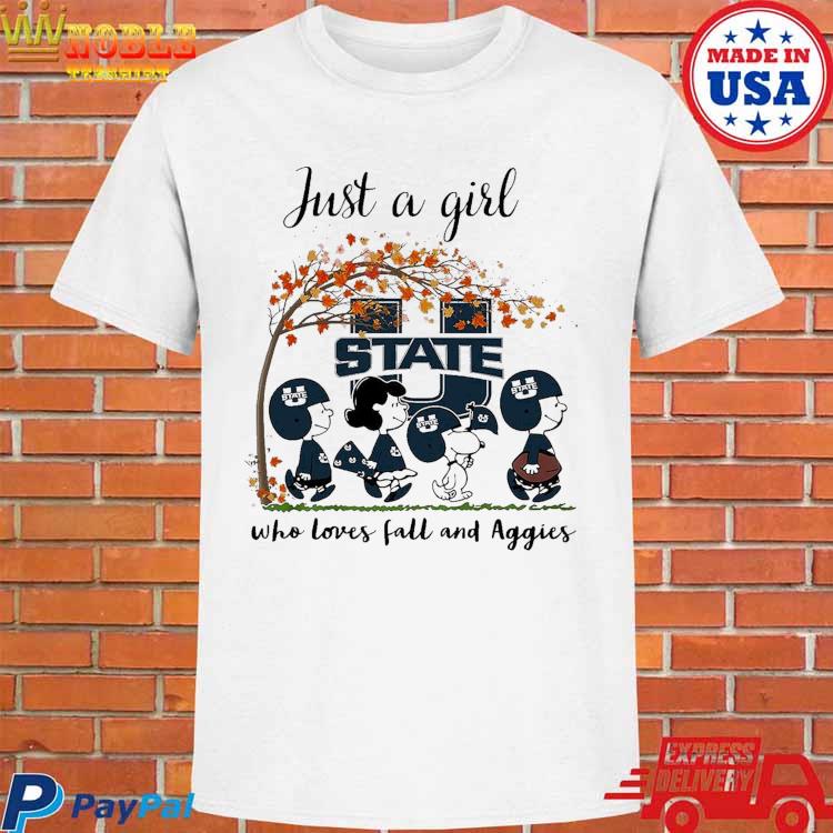 Official The Peanuts Just a girl who loves fall and Dallas Cowboys Shirt,  hoodie, sweater, long sleeve and tank top