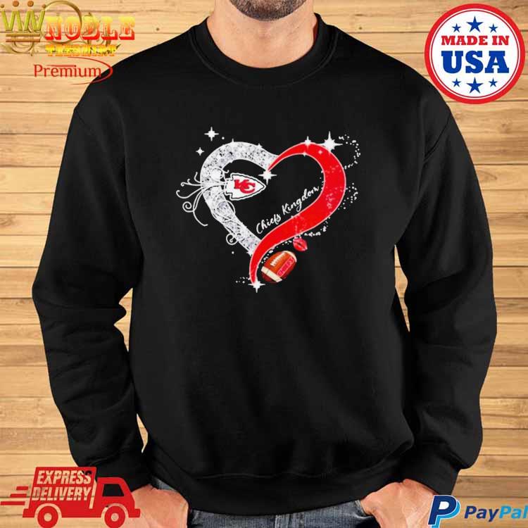 Diamond heart Kansas City Chiefs shirt, sweater, hoodie, and