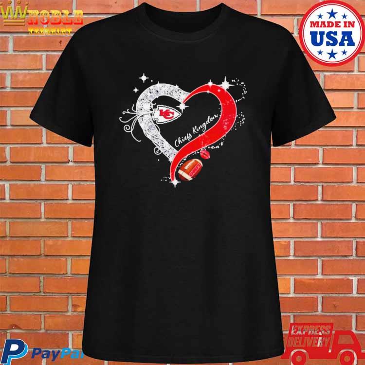 Diamond heart Kansas City Chiefs shirt, sweater, hoodie, and ladies tee