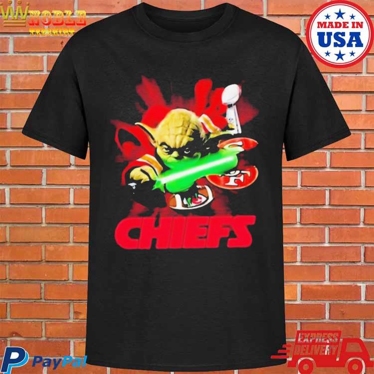 Official Kansas city Chiefs master Yoda art logo design T-shirt, hoodie,  tank top, sweater and long sleeve t-shirt