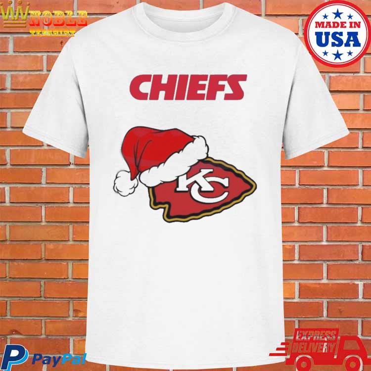 Official Kansas city Chiefs NFL Christmas logo T-shirt, hoodie, tank top,  sweater and long sleeve t-shirt