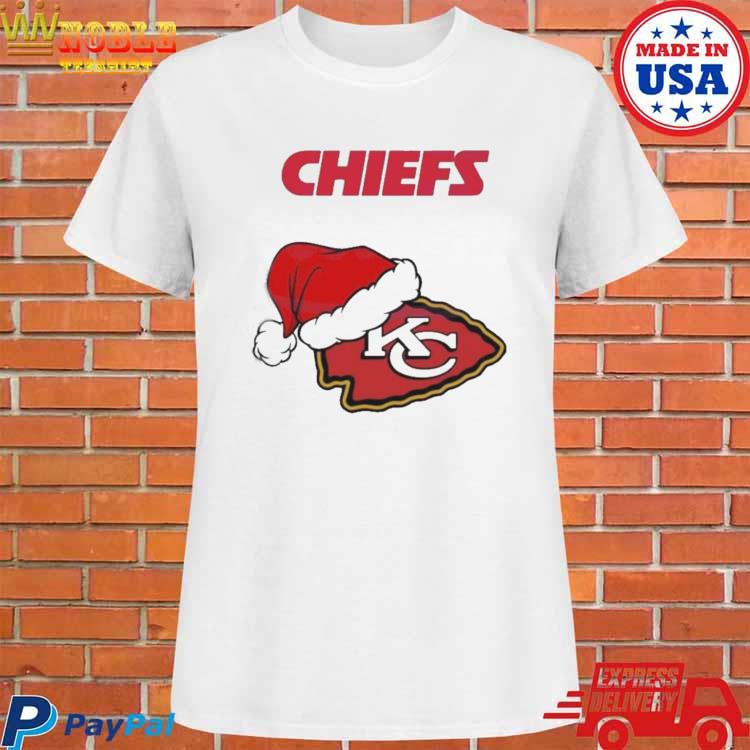 Official Kansas city Chiefs NFL Christmas logo T-shirt, hoodie, tank top,  sweater and long sleeve t-shirt