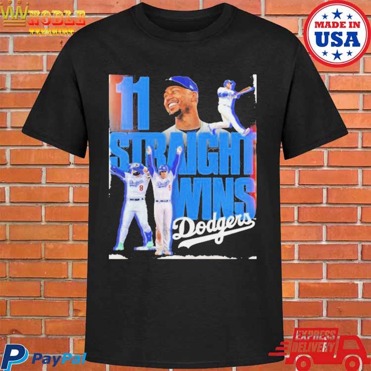 MLB Dodgers Here To Win White Shirt, hoodie, longsleeve