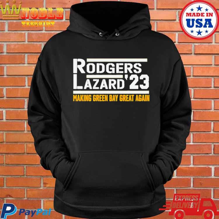 Official rodgers lazard 23 make Green Bay Packers great again T-shirt,  hoodie, sweater, long sleeve and tank top